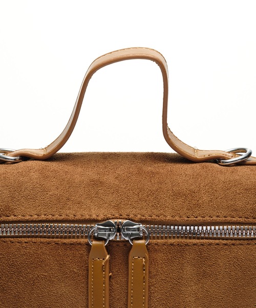 ZAKKA-BOX（ザッカボックス）の「スウェ―ドバニティバッグ（ハンドバッグ・レディース・ブラック/キャメル・FREE）」の8枚目の写真