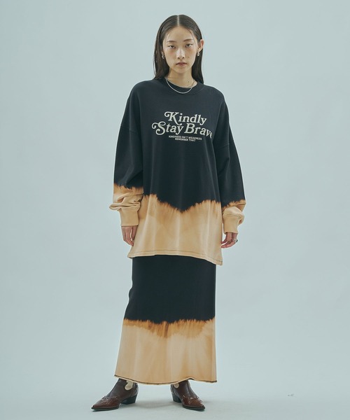 ROSE BUD（ローズバッド）の「(mag.by c)BLEACH L/S SWEAT（スウェット