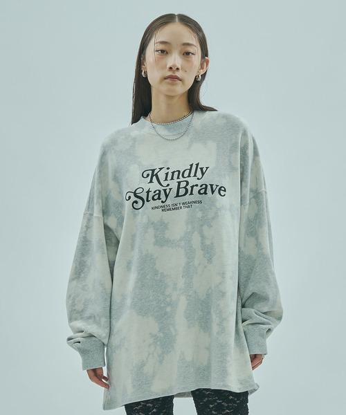 ROSE BUD(ローズバッド)の「(mag.by c)BLEACH L/S SWEAT(スウェット・レディース・グレー/ブラック・ONE SIZE)」の11枚目の写真