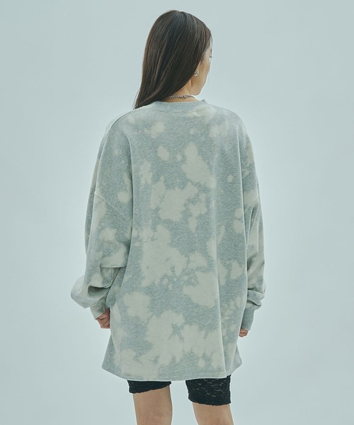ROSE BUD(ローズバッド)の「(mag.by c)BLEACH L/S SWEAT(スウェット・レディース・グレー/ブラック・ONE SIZE)」の13枚目の写真