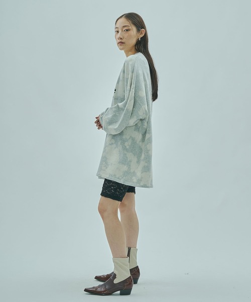 セール】(mag.by c)BLEACH L/S SWEAT（スウェット）｜ROSE BUD（ローズ