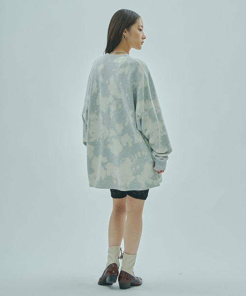 ROSE BUD(ローズバッド)の「(mag.by c)BLEACH L/S SWEAT(スウェット・レディース・グレー/ブラック・ONE SIZE)」の16枚目の写真