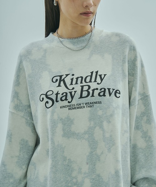 ローズバッド（ROSE BUD）/mag．by c/BLEACH L/S SWEAT セール】(mag.by c)BLEACH L/S SWEAT（スウェット）｜ROSE BUD（ローズ