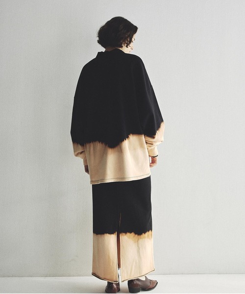ROSE BUD(ローズバッド)の「(mag.by c)BLEACH L/S SWEAT(スウェット・レディース・グレー/ブラック・ONE SIZE)」の19枚目の写真