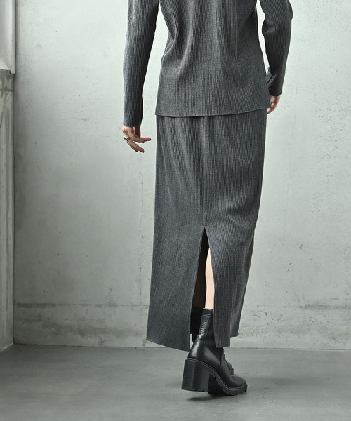 funda mine（ファンダマイン）の「【SETUP可】リラックスアイラインスカート（スカート・レディース・ブラック/グレー・FREE）」の16枚目の写真