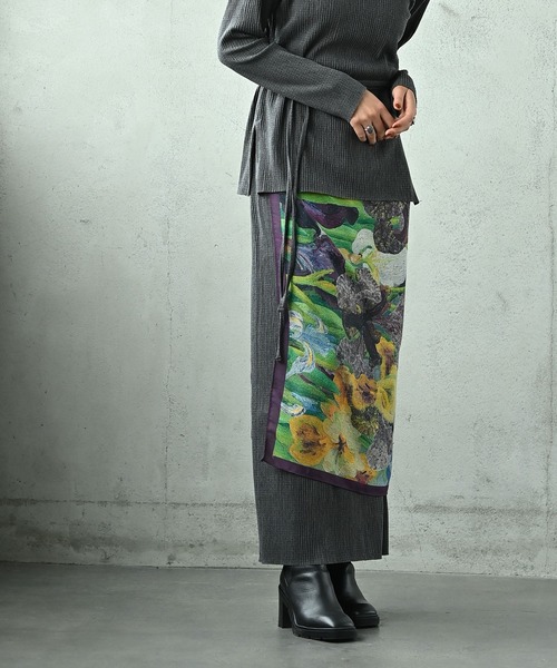 funda mine（ファンダマイン）の「【SETUP可】リラックスアイラインスカート（スカート・レディース・ブラック/グレー・FREE）」の17枚目の写真