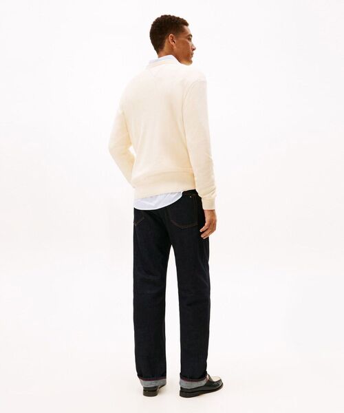 TOMMY HILFIGER(トミーヒルフィガー)の「シーズナルグラフィックコットンクルーネックセーター(ニット/セーター・メンズ・マルチ/ホワイト・MEDIUM/SMALL/LARGE/X-LARGE)」の5枚目の写真