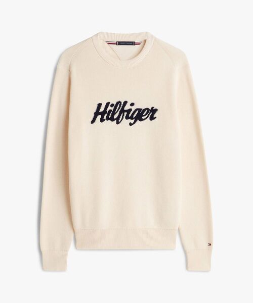 TOMMY HILFIGER(トミーヒルフィガー)の「シーズナルグラフィックコットンクルーネックセーター(ニット/セーター・メンズ・マルチ/ホワイト・MEDIUM/SMALL/LARGE/X-LARGE)」の6枚目の写真