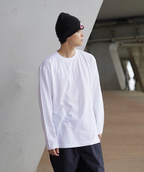 CREAM SODA LAB（クリームソーダラボ）の「ソリッドベーシックロングスリーブホワイト（Tシャツ/カットソー・メンズ・その他・LARGE/MEDIUM/X-LARGE/XX-LARGE）」の3枚目の写真
