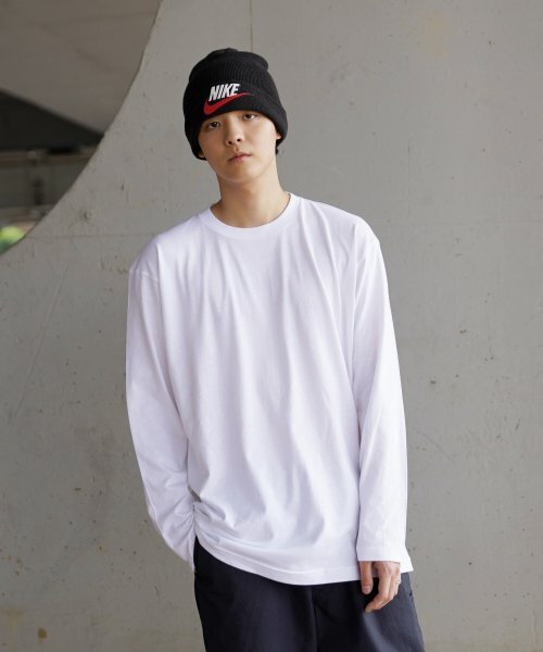CREAM SODA LAB（クリームソーダラボ）の「ソリッドベーシックロングスリーブホワイト（Tシャツ/カットソー・メンズ・その他・LARGE/MEDIUM/X-LARGE/XX-LARGE）」の9枚目の写真