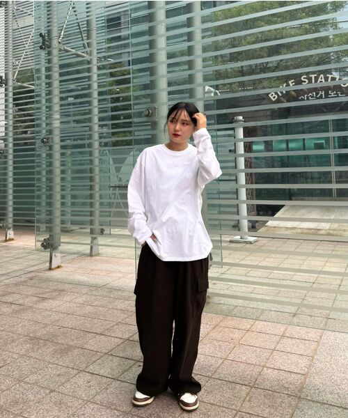 CREAM SODA LAB（クリームソーダラボ）の「ソリッドベーシックロングスリーブホワイト（Tシャツ/カットソー・メンズ・その他・LARGE/MEDIUM/X-LARGE/XX-LARGE）」の19枚目の写真