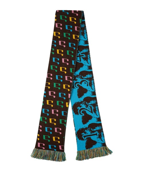 MONTMARTRE NEW YORK（モンマルトルニューヨーク）の「【Montmartre New York/モンマルトルニューヨーク】 Blue to 10Scarf（マフラー・メンズ・サックスブルー・FREE）」の2枚目の写真