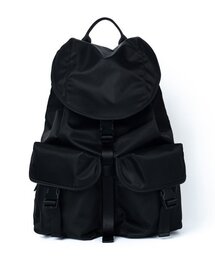 HAH ARCHIVE（ハーアーカイブ）の「[After Pray Edition] 2-Pocket Nylon Cargo Rucksack (Black)（バックパック/リュック）」