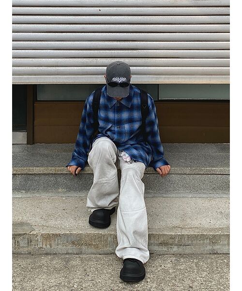 HAH ARCHIVE（ハーアーカイブ）の「[After Pray Edition] 2-Pocket Nylon Cargo Rucksack (Black)（バックパック/リュック・レディース・その他・FREE）」の6枚目の写真