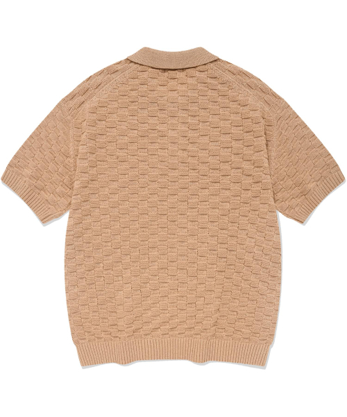 COVERNAT(カバーナット)の「ブロックテクスチャーカラーハーフニットサーモン(ニット/セーター・レディース・その他・SMALL/MEDIUM/LARGE/X-LARGE)」の2枚目の写真
