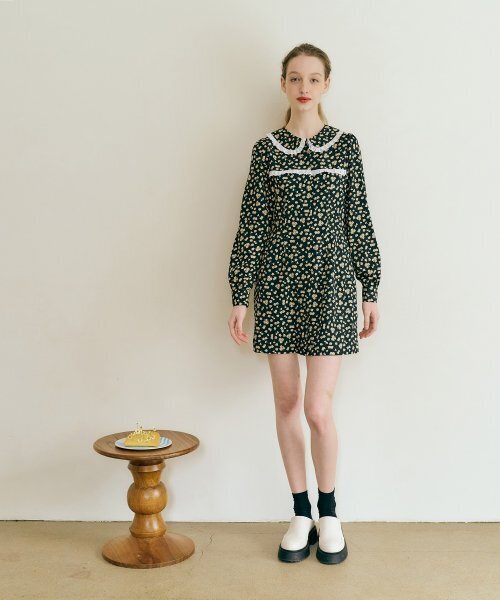 MARGARIN FINGERS(マーガリンフィンガース)の「DEAR FRILL ONE PIECE (BLACK)(ワンピース・レディース・その他・FREE)」の1枚目の写真