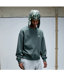 ERER（エルエル）の「刺繍ディテール スウェットシャツ グリーン（スウェット）」