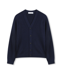 [ビスローXファッションチューブ削型]V NECK SHORT CARDIGAN NAVY