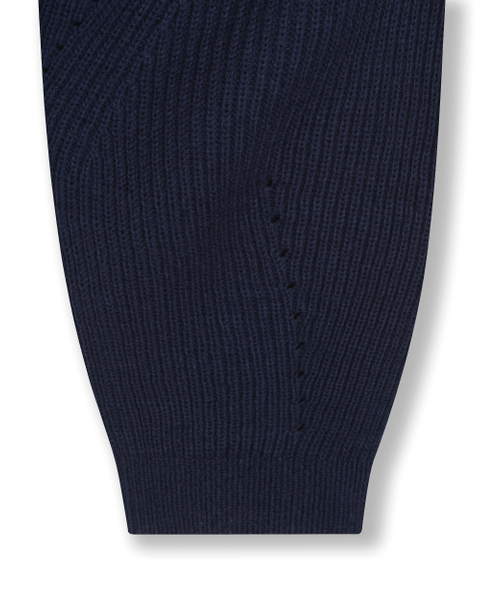 BESLOW（ビースロー）の「[ビスローXファッションチューブ削型]V NECK SHORT CARDIGAN NAVY（カーディガン/ボレロ・レディース・その他・SMALL/MEDIUM/LARGE/X-LARGE）」の6枚目の写真