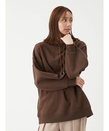 Mila Owen | フォルムスリーブ裏起毛フーディー(パーカー)