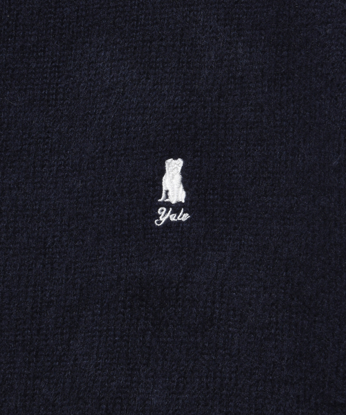 YALE(イェール)の「ヘリテージ ダン Vネック モヘア ニット ネイビー(ニット/セーター・レディース・その他・MEDIUM/LARGE/SMALL)」の2枚目の写真