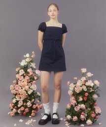 PETIT DENIM ONE-PIECE (DARK INDIGO)