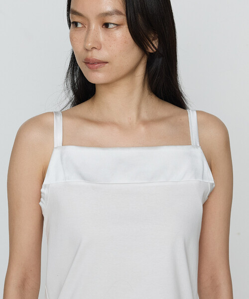 COMME CA（コムサ）の「〔 TALLサイズ 〕 アルビ二スタスムース キャミソール（キャミソール・レディース・ブラック/ホワイト・15号）」の18枚目の写真