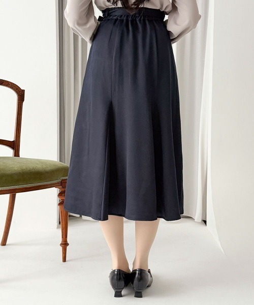 an another angelus（アンアナザーアンジェラス）の「レース切替ナロースカート/fint フィント（スカート・レディース・ネイビー/ラベンダー・FREE）」の17枚目の写真