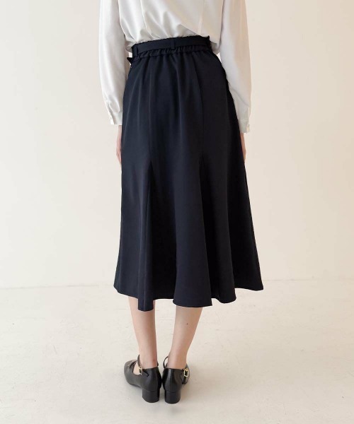 an another angelus（アンアナザーアンジェラス）の「レース切替ナロースカート/fint フィント（スカート・レディース・ネイビー/ラベンダー・FREE）」の13枚目の写真