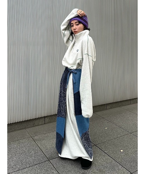 DISCUS FRENCHTERRY HALF ZIP OP（ワンピース）｜DISCUS（ディスカス