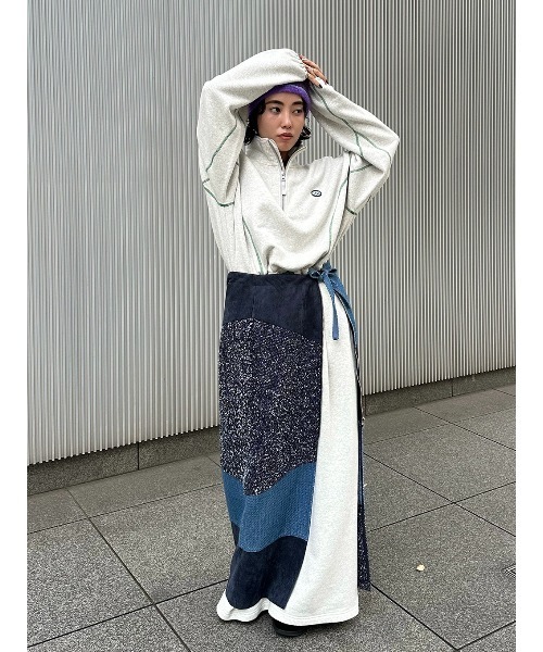 DISCUS FRENCHTERRY HALF ZIP OP（ワンピース）｜DISCUS（ディスカス