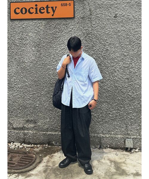 ENDOOR(エンドア)の「Stripe ring 1/2 shirt (blue stripe)(シャツ/ブラウス・メンズ・その他・1/2/3)」の10枚目の写真