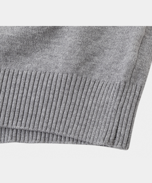 LETTERCOMO(レテルコモ)の「エッセンシャルデイリーラウンドニットグレー(ニット/セーター・レディース・その他・MEDIUM/LARGE)」の4枚目の写真