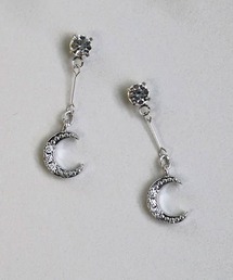 Zoule（ゾーラ）の「Zoule ゾーラ：HARU:ME  ハルミーシリーズ　Haru-7　月　ムーン　イヤリング(貼るピアス)（イヤリング）」