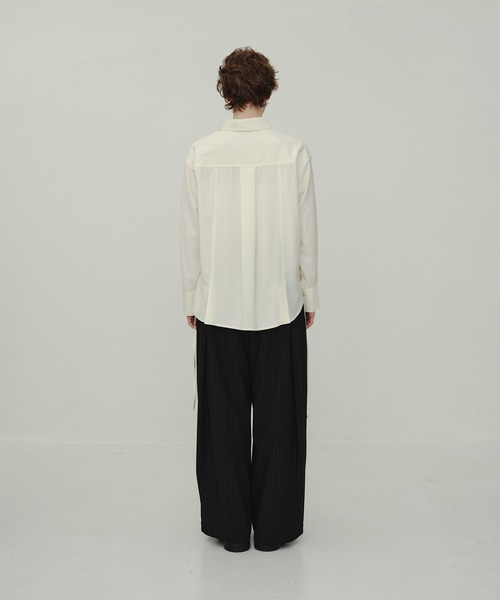 CITY TOKYO（シティトウキョウ）の「Striped Wide Pants/ストライプワイドパンツ（その他パンツ・レディース・ブラック/グレー・1/2/3）」の7枚目の写真