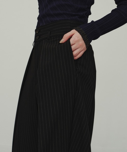 Striped Wide Pants/ストライプワイドパンツ（その他パンツ）｜CITY