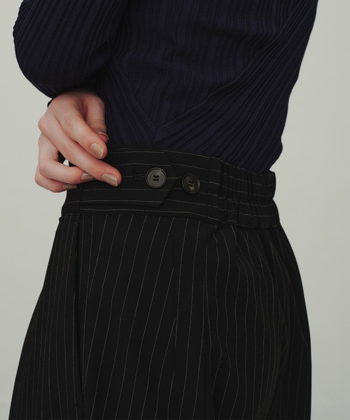 CITY TOKYO（シティトウキョウ）の「Striped Wide Pants/ストライプワイドパンツ（その他パンツ・レディース・ブラック/グレー・1/2/3）」の12枚目の写真
