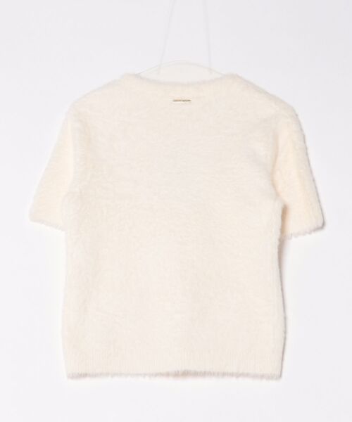 MICHAEL KORS(マイケルコース)の「フェザー テクスチャー クルーネック(ニット/セーター・レディース・アイボリー系・XS/S/M/L/XL)」の2枚目の写真