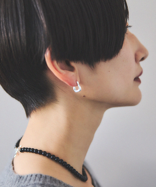 JOURNAL STANDARD relume（ジャーナルスタンダード　レリューム）の「《WEB・一部店舗限定》【relume×Fujiwara】イビツピアス（ピアス（両耳用）・レディース・シルバー・FREE）」の2枚目の写真