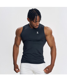 TOLANCE（トランス）の「アクティブエアサポートタンク - ブラック（Tシャツ/カットソー）」