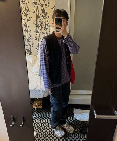 BALLUTE(バリュート)の「DUSTY STRIPE LONG SLEEVE (PURPLE)(Tシャツ/カットソー・メンズ・その他・SMALL/MEDIUM/LARGE)」の8枚目の写真