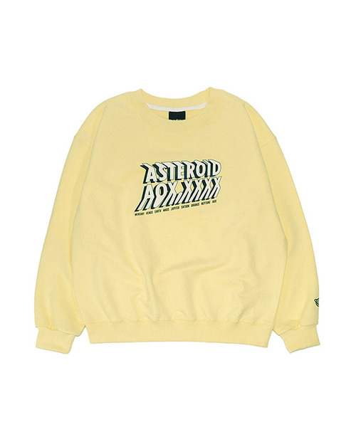 AOX(エーオーエックス)の「ASTEROID sweatshirt(Oversize fit) Yellow(スウェット・メンズ・その他・MEDIUM/LARGE)」の1枚目の写真