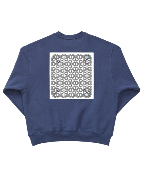 poq（ピーオーキュー）の「マンツーマン - Fucking Traffics (インディゴブルー)（スウェット・レディース・その他・MEDIUM/LARGE/X-LARGE）」の3枚目の写真