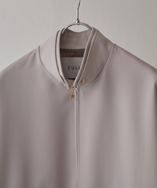 CULLNI（クルニ）の「【CULLNI for Lui's】ダブルカラースタンドブルゾン（ブルゾン・メンズ・ブラック/ライトグレー・1/2）」の8枚目の写真