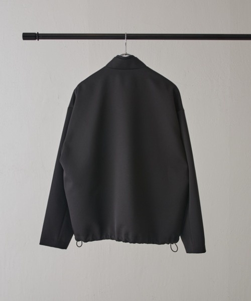 CULLNI（クルニ）の「【CULLNI for Lui's】ダブルカラースタンドブルゾン（ブルゾン・メンズ・ブラック/ライトグレー・1/2）」の5枚目の写真