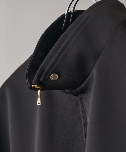 CULLNI（クルニ）の「【CULLNI for Lui's】ダブルカラースタンドブルゾン（ブルゾン・メンズ・ブラック/ライトグレー・1/2）」の9枚目の写真