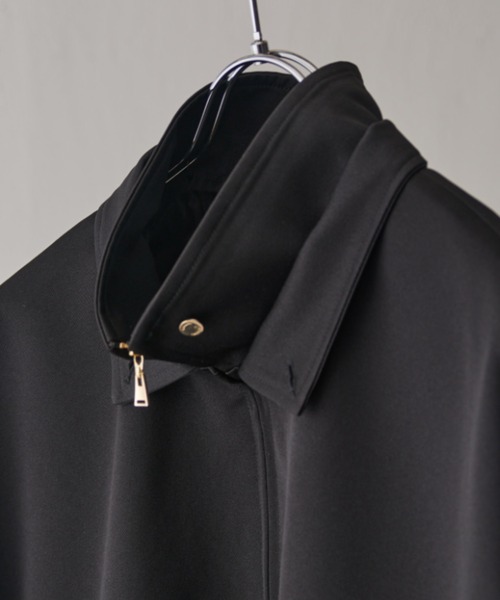 CULLNI（クルニ）の「【CULLNI for Lui's】ダブルカラースタンドブルゾン（ブルゾン・メンズ・ブラック/ライトグレー・1/2）」の10枚目の写真