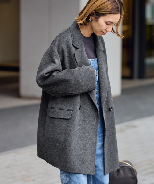 FRAMeWORK ハミルトンリバーテーラードコート カーキ FRAMeWORK ハミルトンリバーテーラードコート カーキ FRAMeWORK