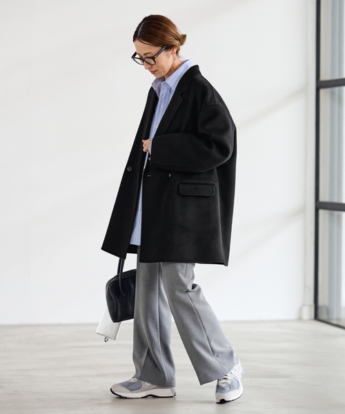 FRAMeWORK（フレームワーク）の「≪追加≫ハミルトンリバーテーラードコート 5（その他アウター・レディース・チャコールグレー/ブラック/ベージュ・36/38）」の11枚目の写真