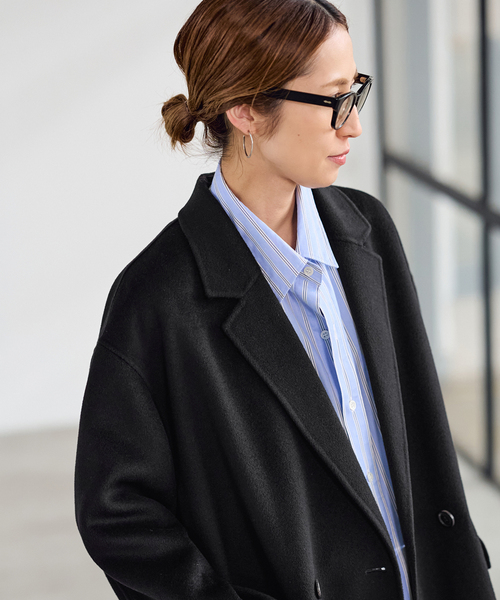 FRAMeWORK（フレームワーク）の「≪追加≫ハミルトンリバーテーラードコート 5（その他アウター・レディース・チャコールグレー/ブラック/ベージュ・36/38）」の15枚目の写真